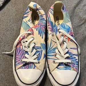 Converse Multicolor Leaf Print Sneakers